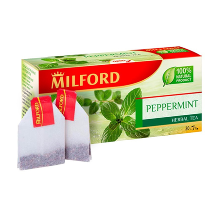 Чай травяной в пакетиках Milford Мята Перечная, 20 пак