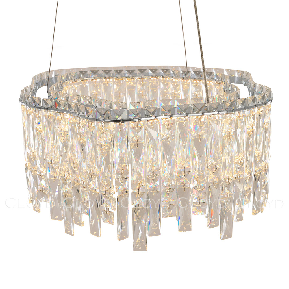 Люстра Cloyd ANTREA-A C1 / Ø48 см - хром (арт.11222)