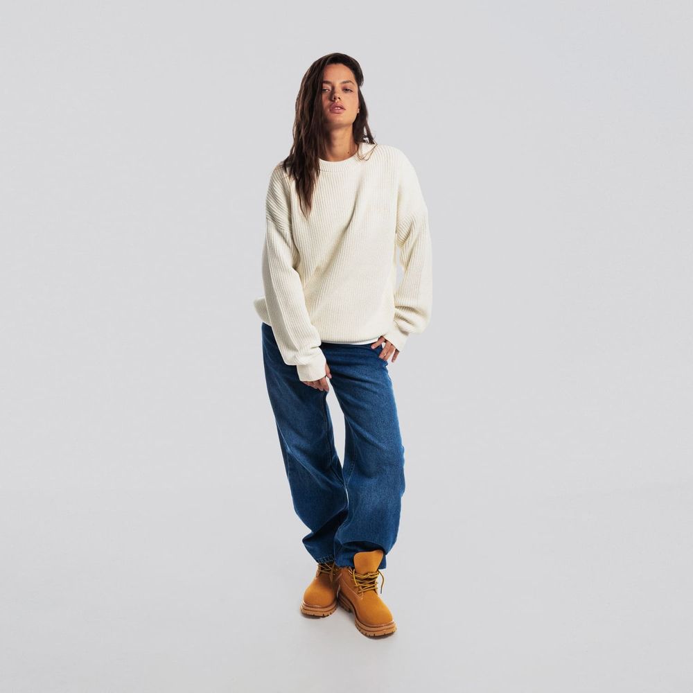 Свитер Dissident OG Logo молочный