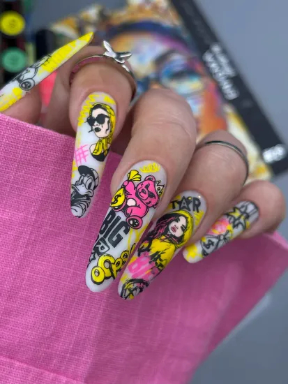 Пластина для стемпинга Enigmanic Stamping №029