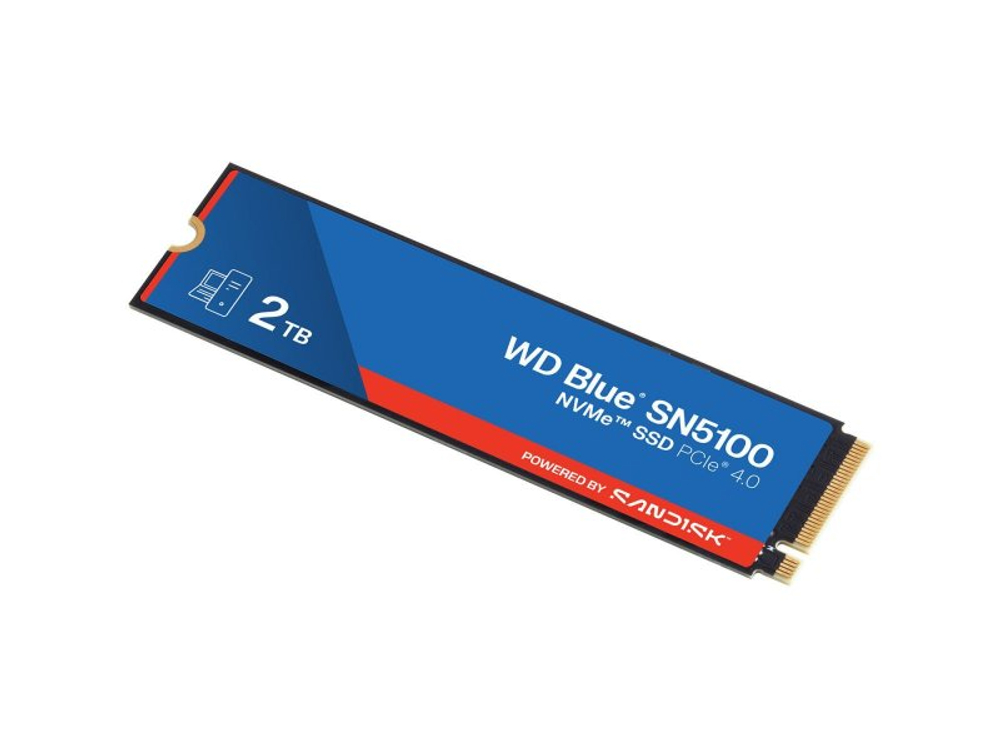 SSD накопитель Western Digital Blue SN5100 2ТБ, M.2 2280, PCIe 4.0 x4, NVMe [WDS200T5B0E]