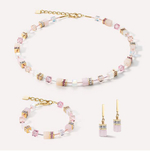 Серьги-пусеты Coeur de Lion Light Rose 4605/21-1920 цвет розовый, золотой