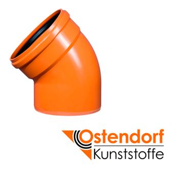 ПВХ отводы для наружной канализации KG Ostendorf