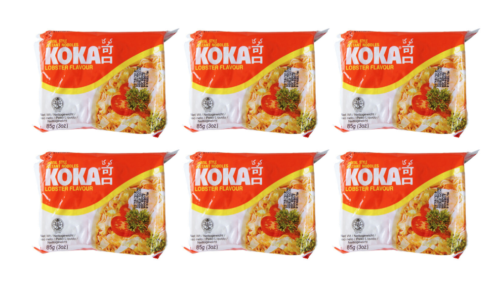 Лапша KOKA Original со вкусом лобстера 85 г 6 шт