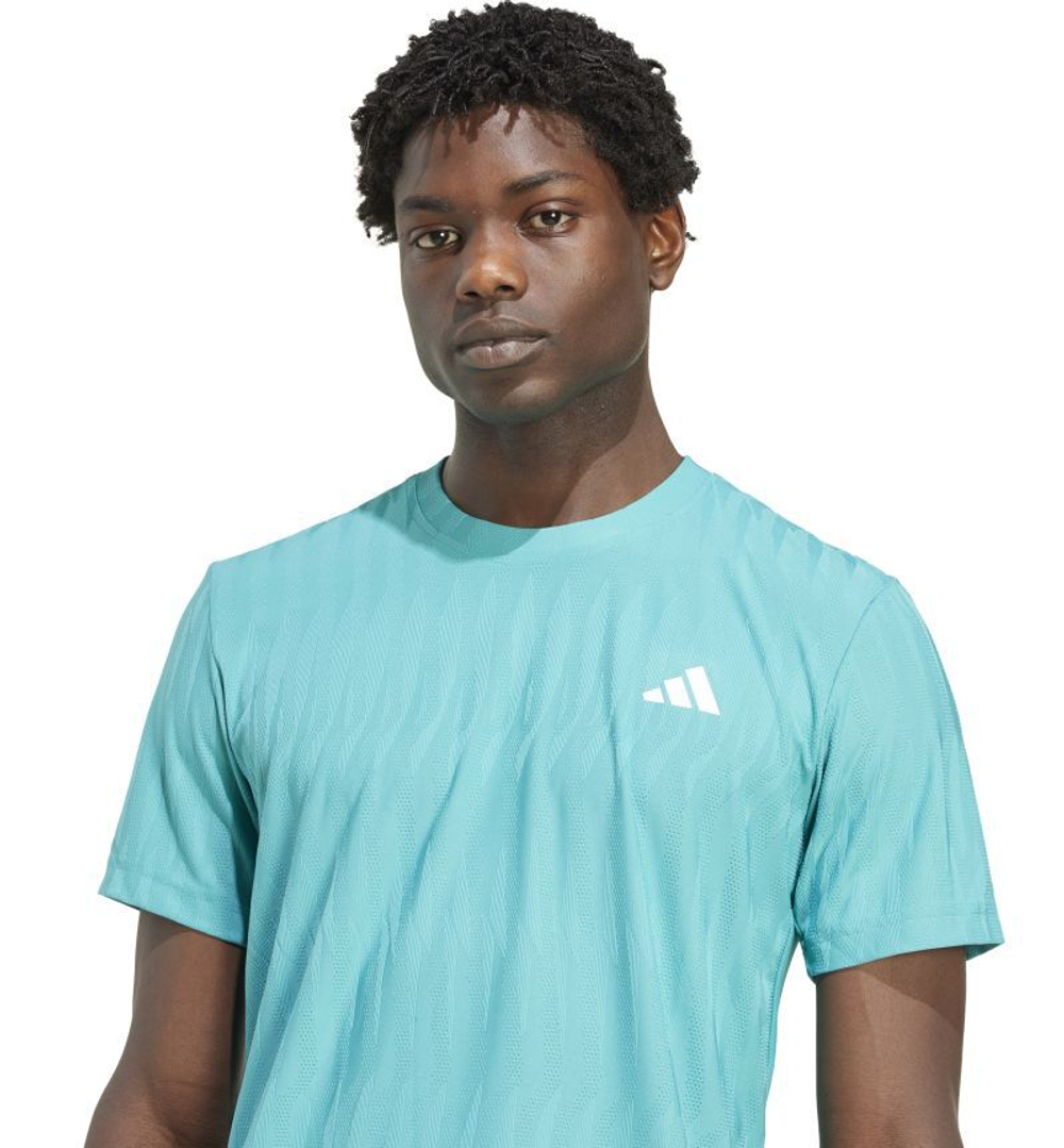 Мужская теннисная футболка Adidas Climacool+ AIRCHILL FreeLift - pure teal