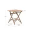 Складной стол Dandara деревянный 66 x 66 см