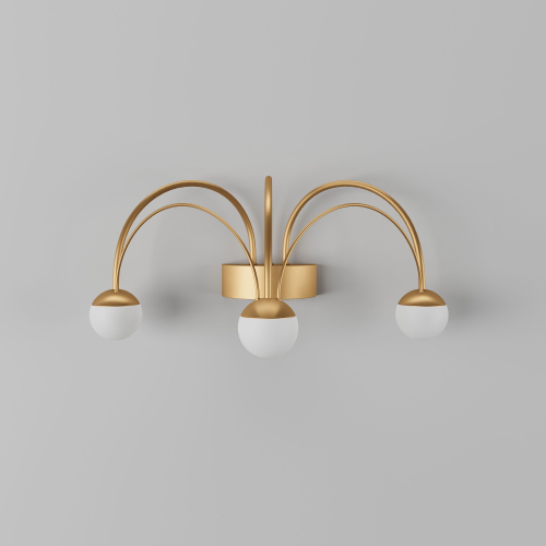 Настенный светодиодный светильник Eurosvet Ragno 90031/3 золото