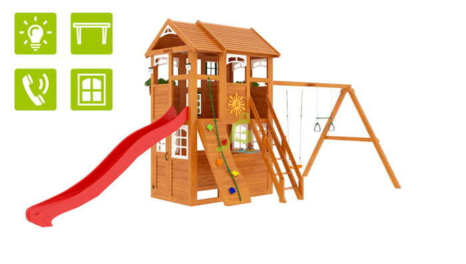 Детская площадка Клубный домик 2 Luxe