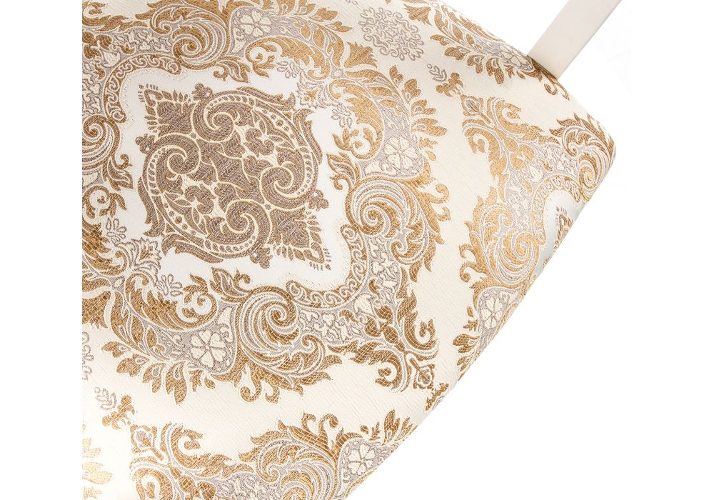 Кресло Bronte молочный / патина