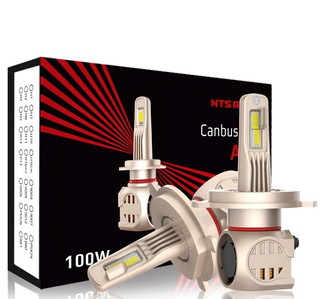 Автолампа LED Н 4 к-т NTS (вентилятор+радиатор) A95 100W CANBUS 6300K 5500Lm  (A95H4-6300K)