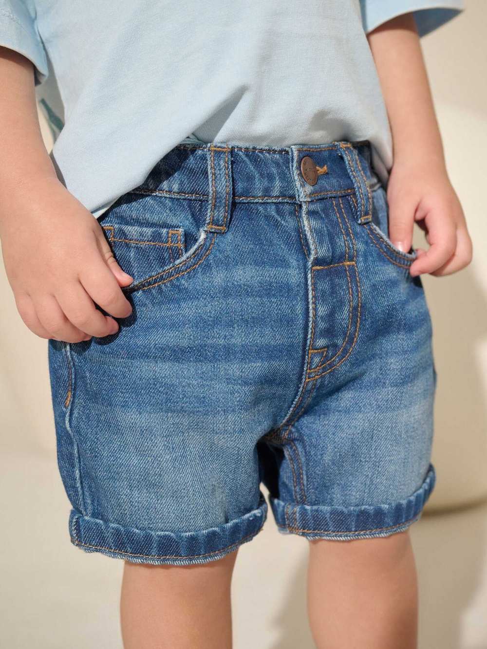 Шорты джинсовые для мальчика Next AG7-271, Синий