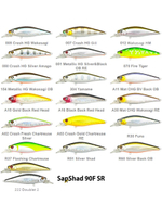 Воблер для рыбалки Pontoon21 SapShad 90F-SR, 90мм, 15.7 гр., 0.7-1.0 м., цвет A63