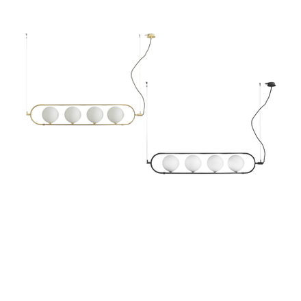Chandelier  horizontal Abbacus by Aromas del campo