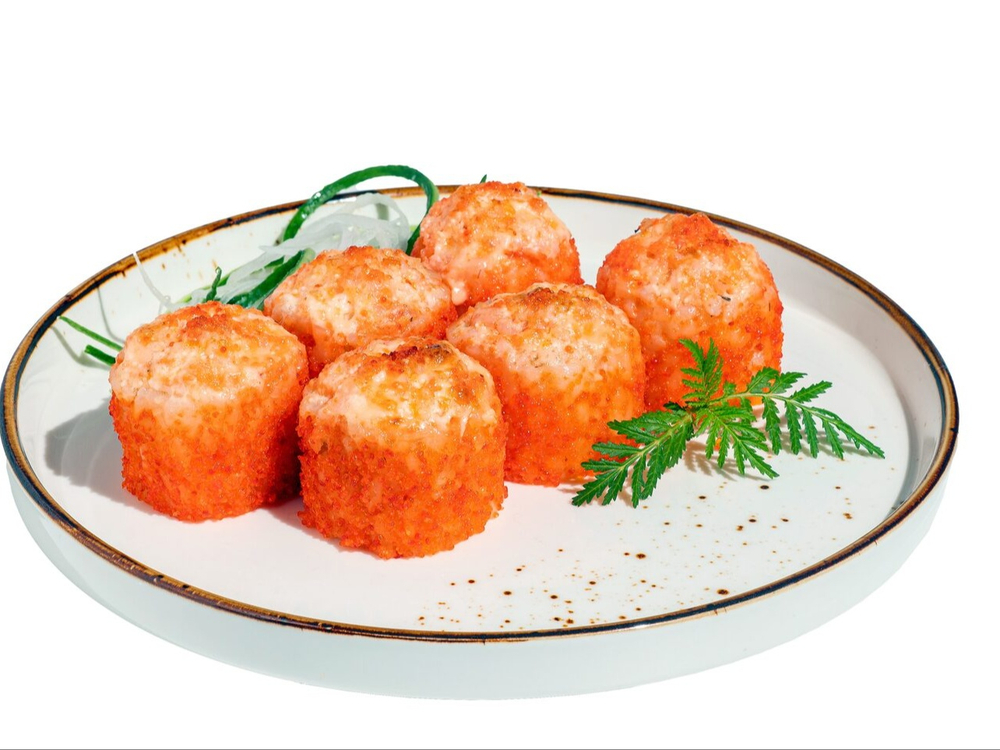 Ролл запеченный с креветками