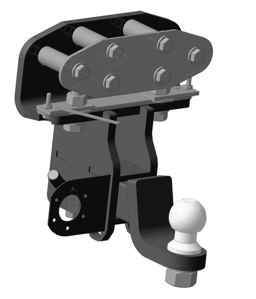 Фаркоп WESO 3010-E на Toyota Land Cruiser J200 2007 - 2021, Lexus LX 2007 - 2015