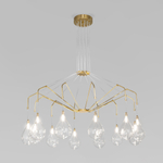 Умная подвесная люстра со стеклянными плафонами 201002/12