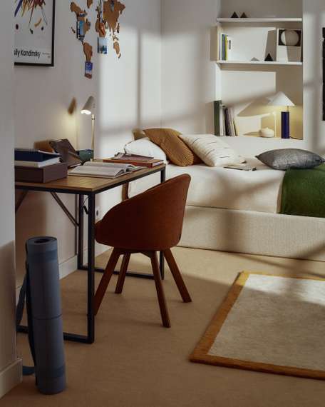 Письменный стол Talbot 120x60 см черный