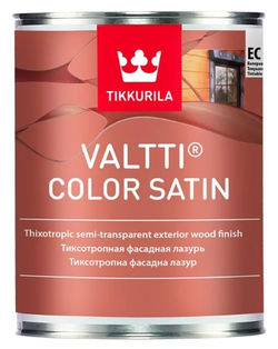 TIKKURILA Valtti color satin лессирующая защита 0.9 л