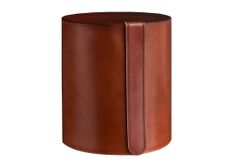 Корзина для мусора Люкс из кожи Full Grain Toscana Tan