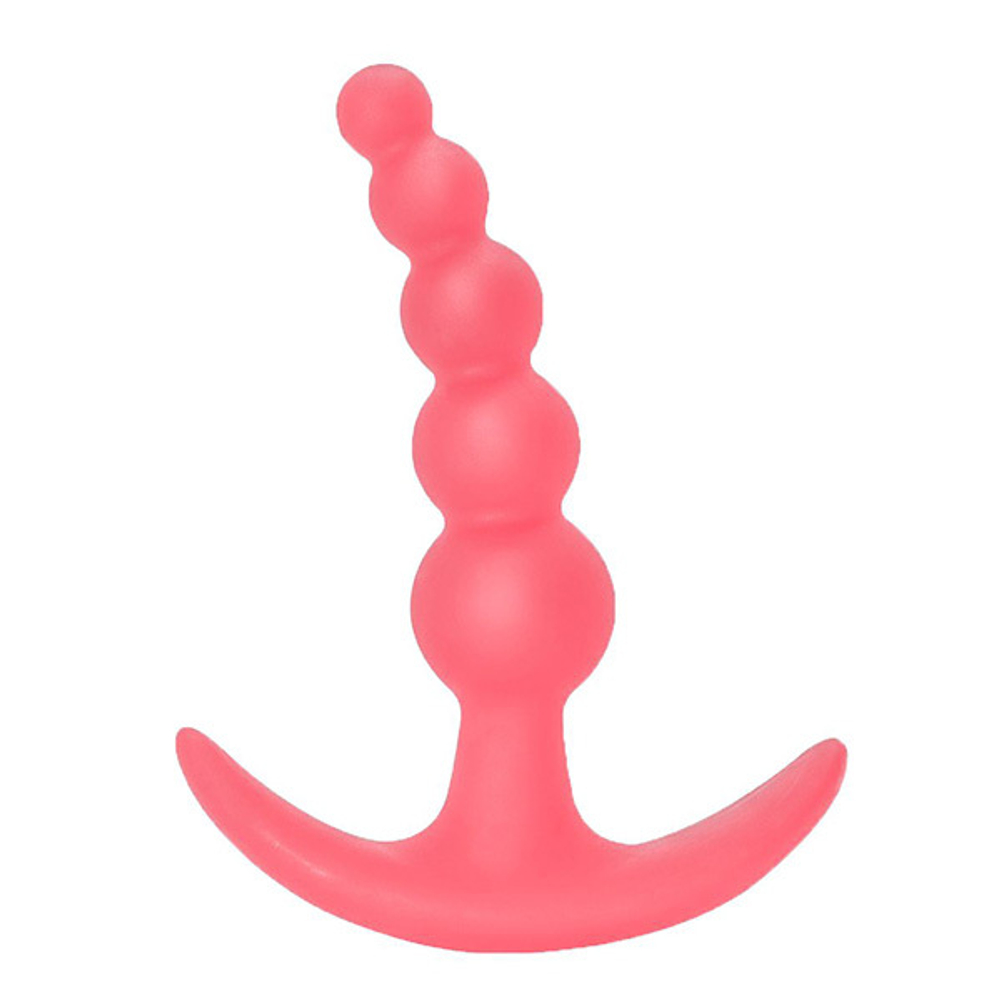 Розовая анальная пробка 11,5см Lola Games Bubbles Anal Plug 5001-01lola