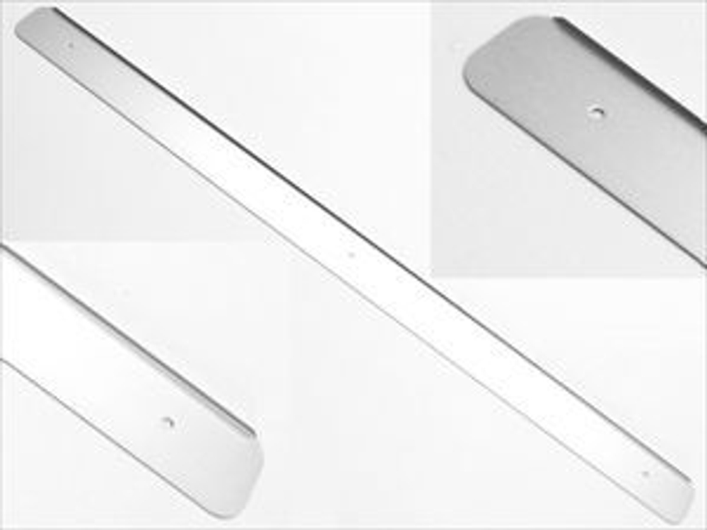 Планка для столешницы Союз R3 Торцевая 28 мм матовый хром