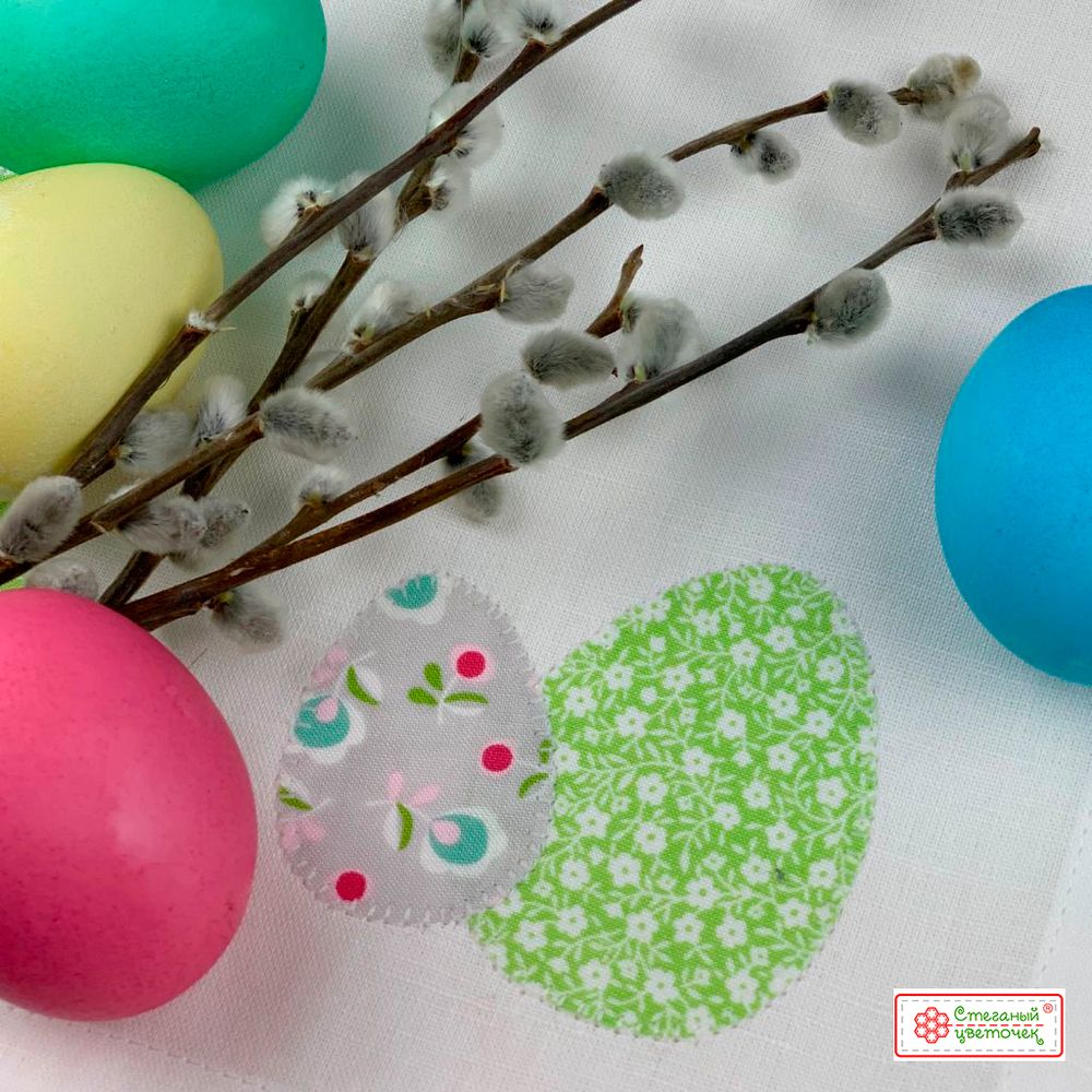 Шаблон для стежки  и аппликации "Пасхальный" (арт. T51)