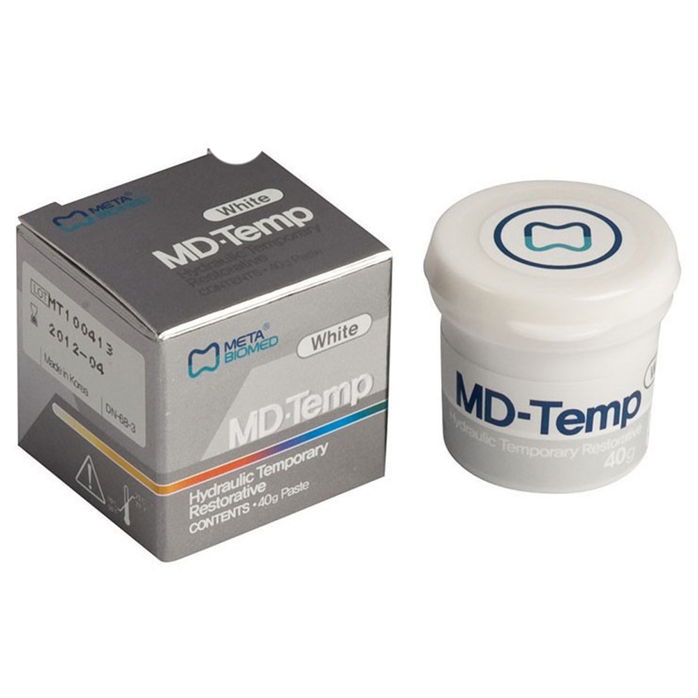Мд темп - материал для временных пломб 40 грамм "Meta Biomed" Корея