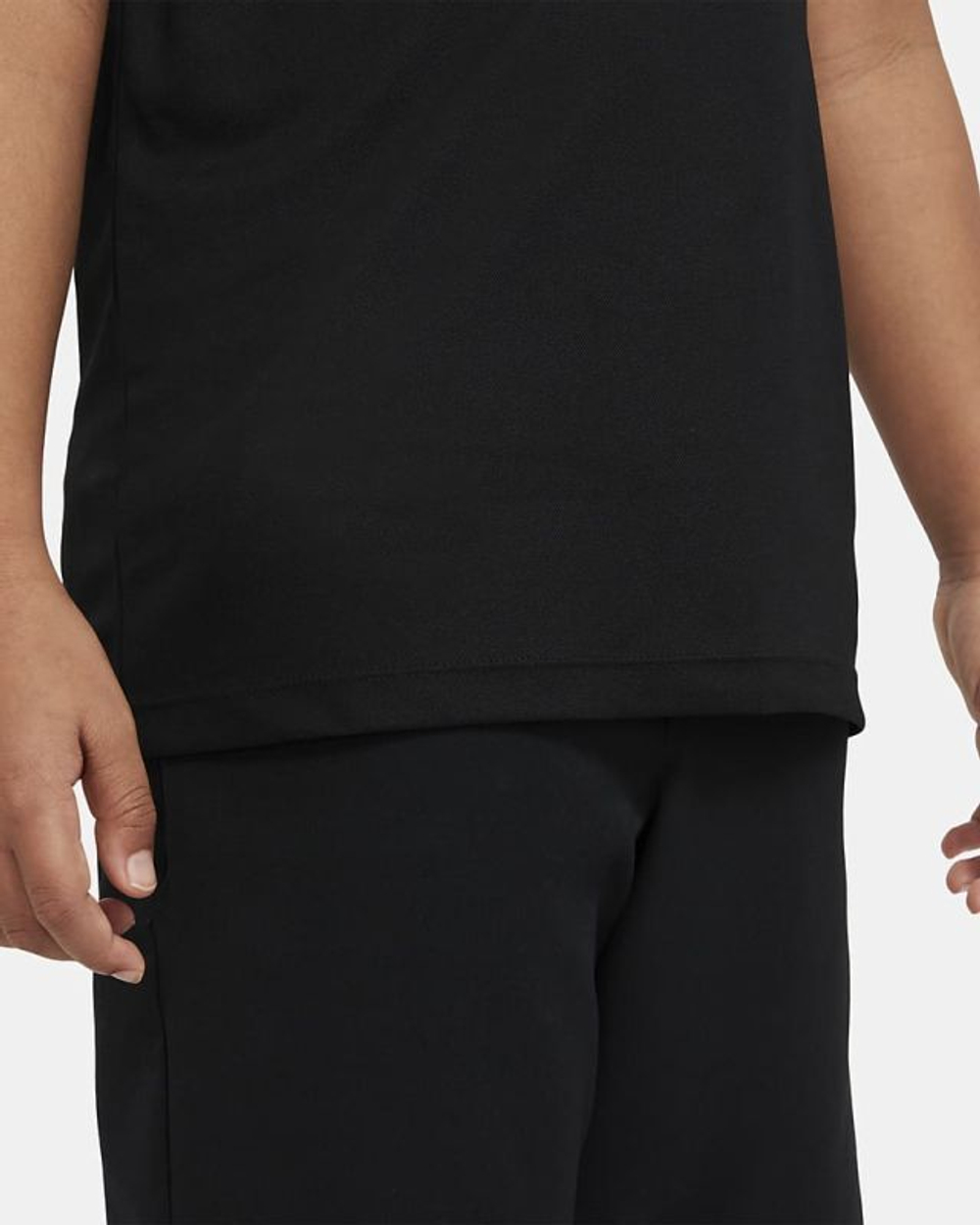 Футболка для мальчика теннисная Nike Dri-Fit Victory Golf Polo - black/white
