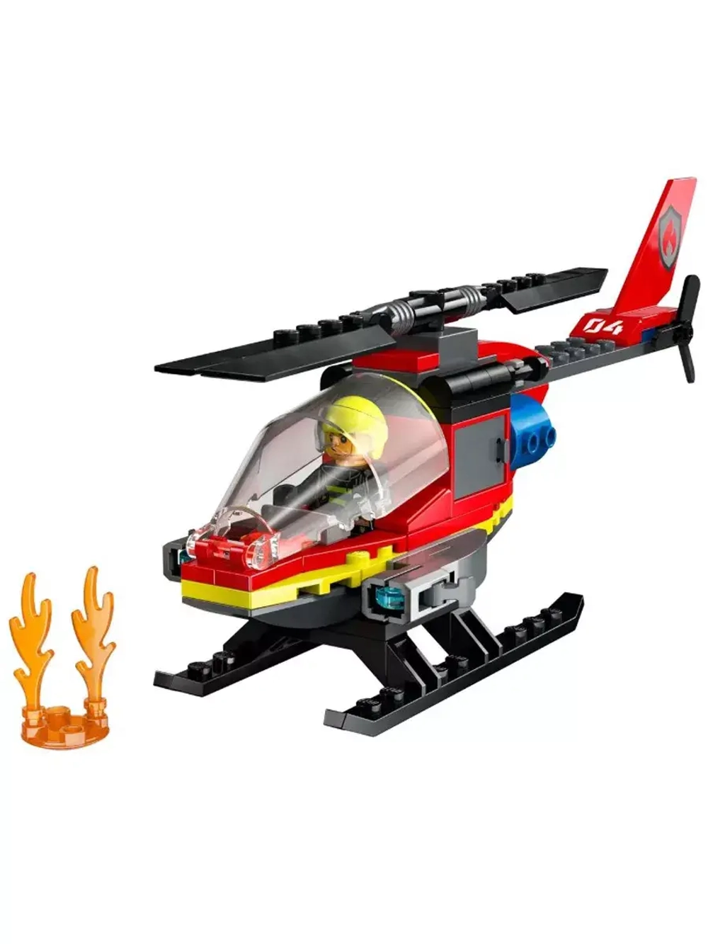 Лего Сити Пожарный вертолет 60411 Lego City