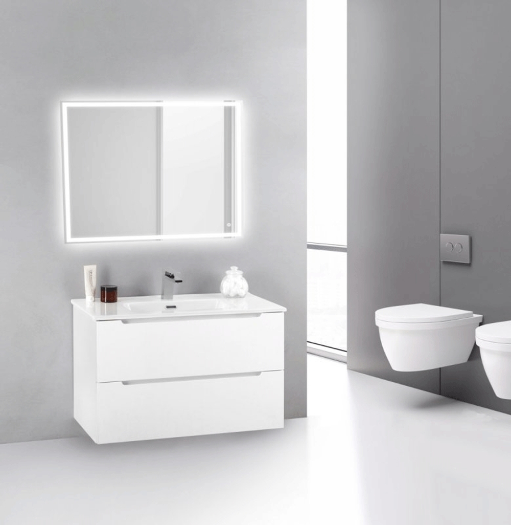Тумба под раковину BelBagno ETNA 39-800/390-2C-SO-BL-P подвесная Bianco Lucido