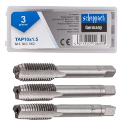 Метчик M10x1,5 (3шт) Scheppach Sch-TAP10x1,5