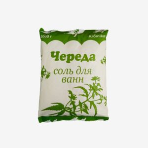 СОЛЬ ДЛЯ ВАНН АРОМИКА С ЧЕРЕДОЙ 1КГ