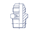 Штуцер FC JIC 3/4" BSPT 3/8"