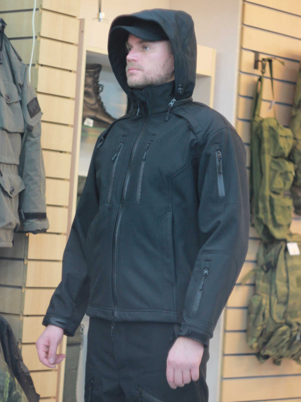 Костюм КЕДР Черный софт шелл