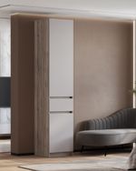 Пенал Багира ПН-01 дуб смоки/кашемир