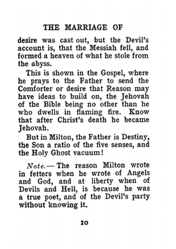 The marriage of heaven and hell | W. Blake