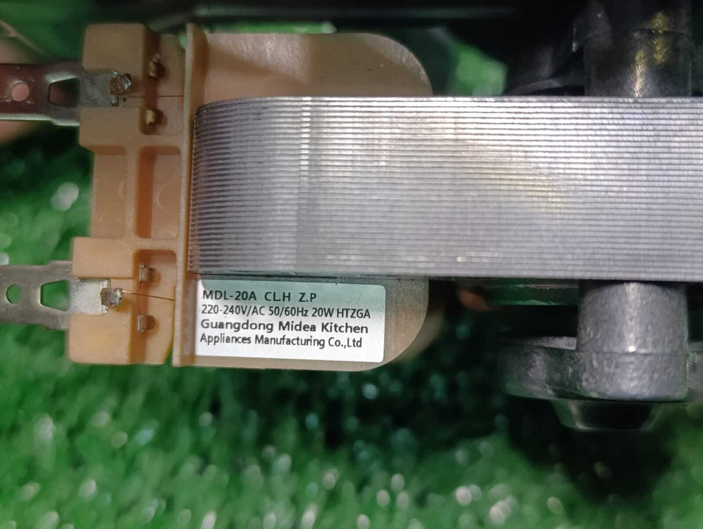 Двигатель в сборе с крыльчаткой MDL-20A для духового шкафа Leran EOE 6474 BG