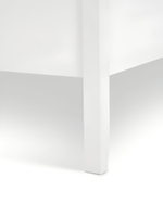 IKEA Кровать двуспальная HEMNES 160*200, белая, с металлической центральной перекладиной, из массива дерева, КЫМОР (ИКЕА ХЕМНЭС)