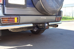 Фаркоп Auto-Hak O 46 Toyota Land Cruiser Prado 90, 95 SUV 1996-2002гг.(паспорт и сертификат в комплекте)(без электрики)