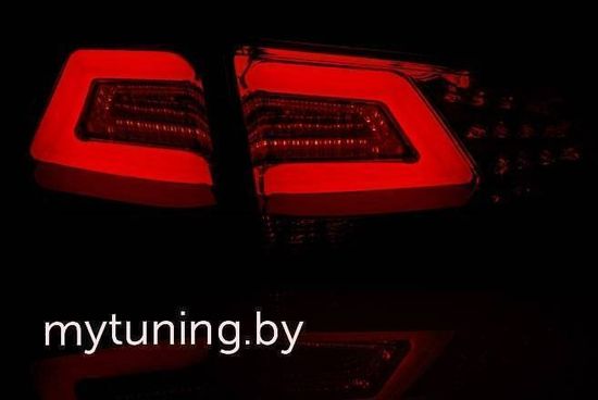 Задние фонари smoke black led bar VW Golf MK7
