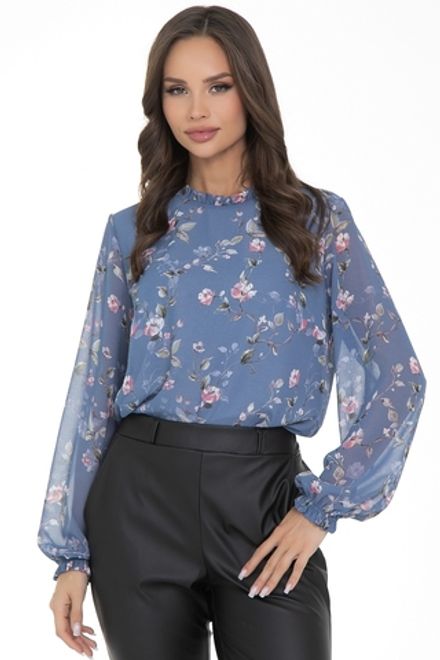 Блуза Волшебный шифон (блу) Diolche