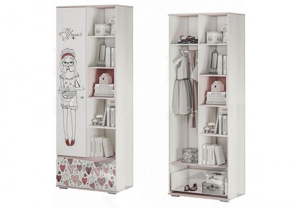 Малибу Шкаф открытый многофункциональный ШК-18