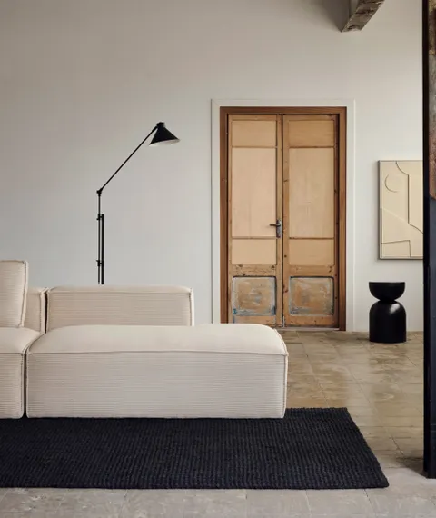 Приставной столик Rachel Ø30х52 см, черный