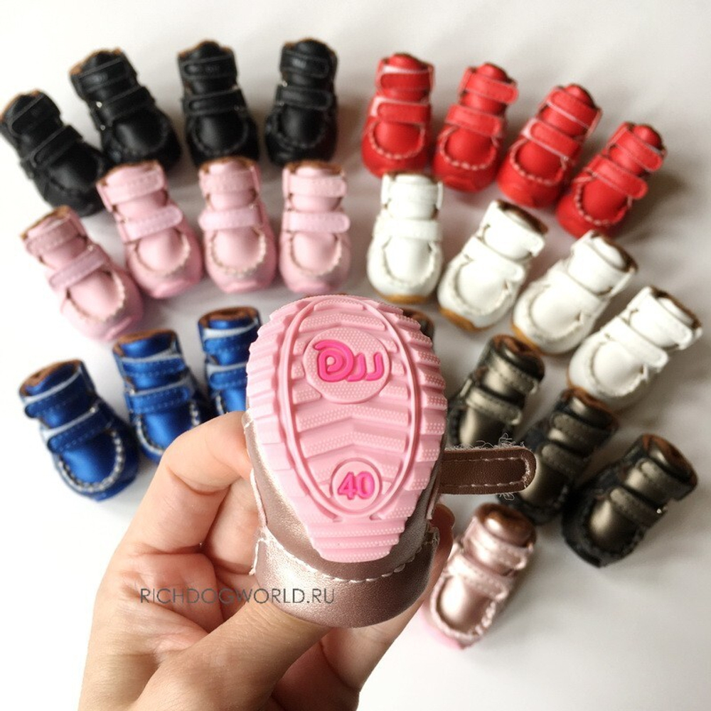 302 W Ботинки "Эко кожа" на меху/Анатомическая обувь для собак. ЗИМА.