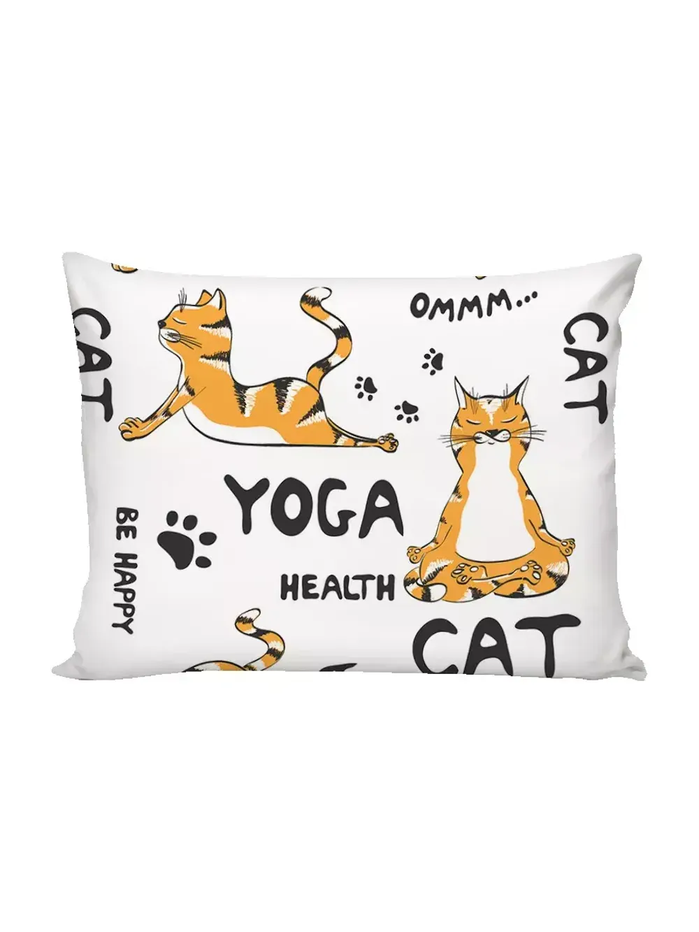 Постельное белье бязь Сказка "Yogacat" (бязь) 1,5-сп Наволочка 50х70 см 1 шт Простынь 150x215 смПододеяльник 145x215 см
