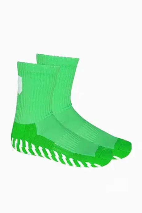 Носки Unisport Grip Sock Flash Print - зеленый
