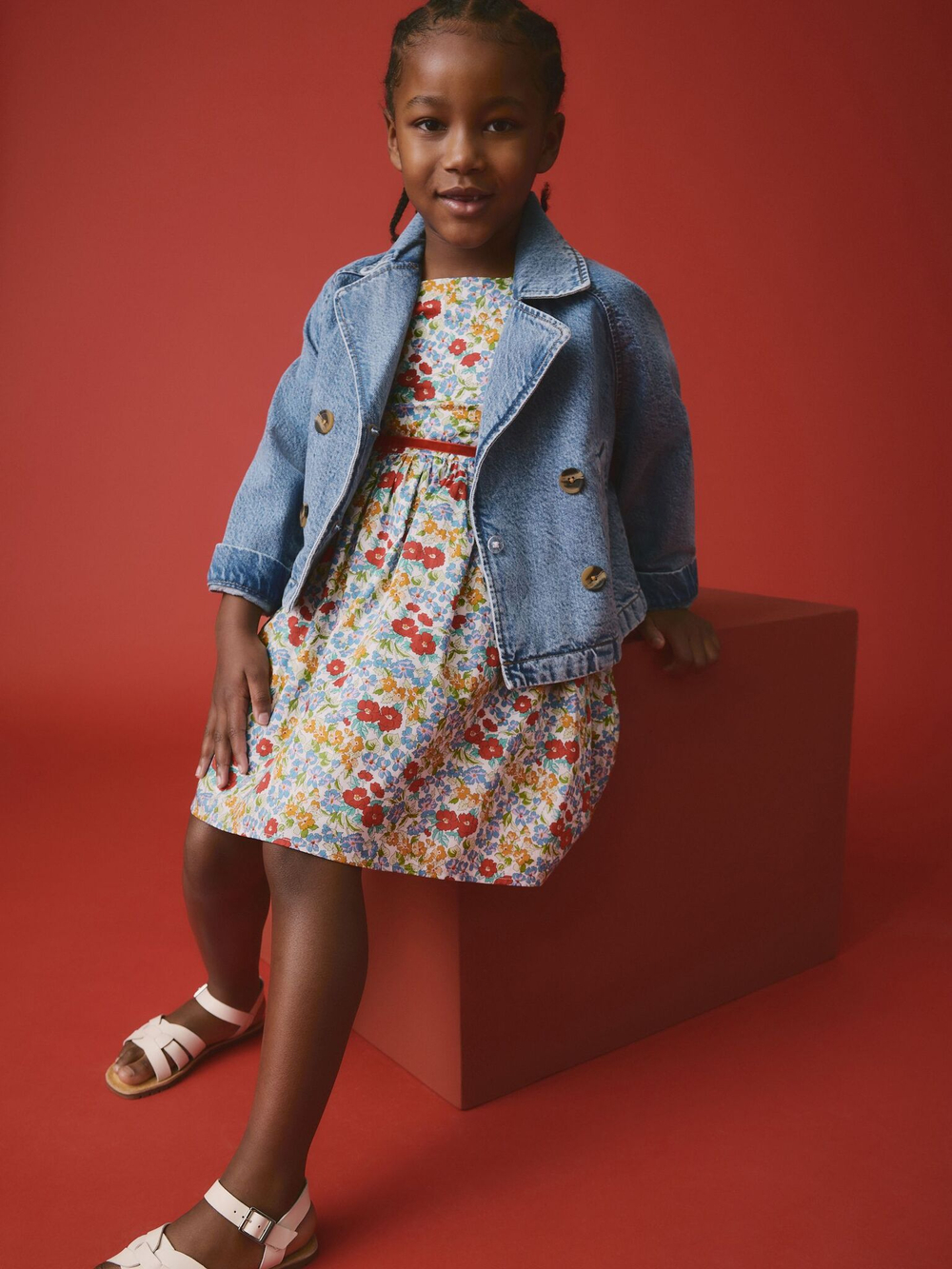 Сарафан для девочки Next AJ4-705, Голубой