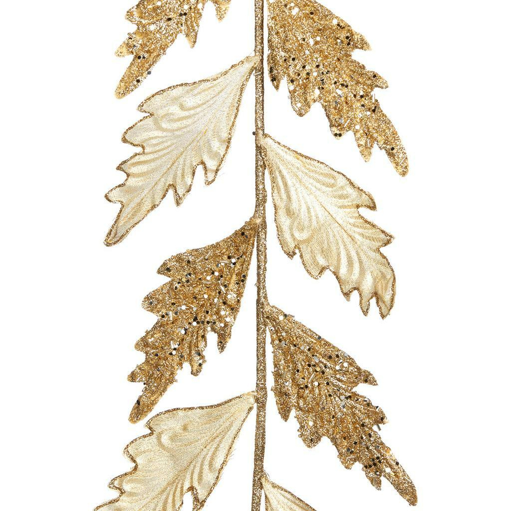 Гирлянда 122см Goodwiil Scroll Leaf Garland кремовая
