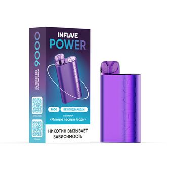 INFLAVE POWER 9000 Мятные лесные ягоды - Mint forest berries