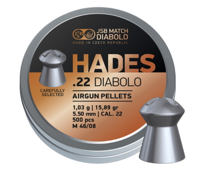 Пуля пневм. 5,5 JSB Diabolo HADES, 1,03г, 500 шт/бан